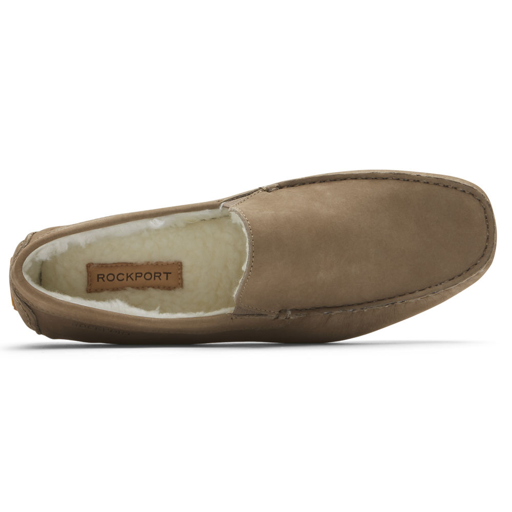 Rockport Tøfler Herre Khaki - Rhyder - XVCG89140